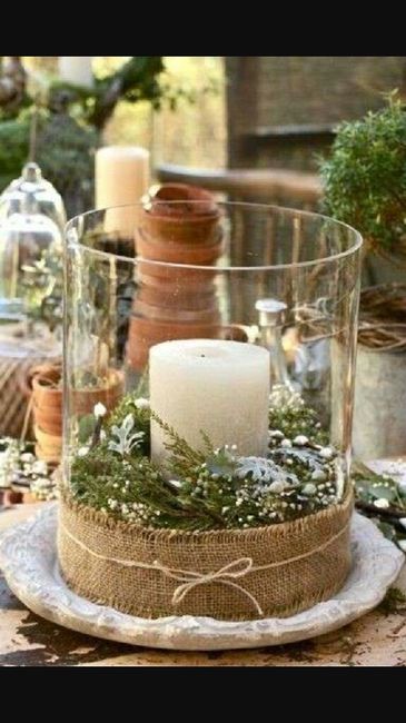 Centro tavola rustico/shabbychic faidate - 2