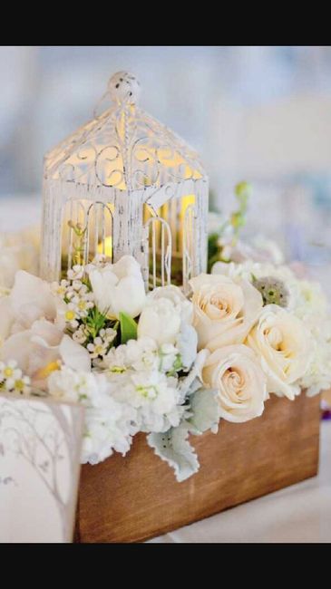 Centro tavola rustico/shabbychic faidate - 7