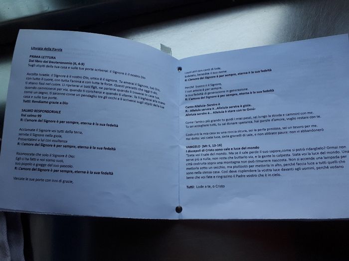 Libretti messa - 2