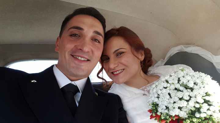 primo selfie da sposati