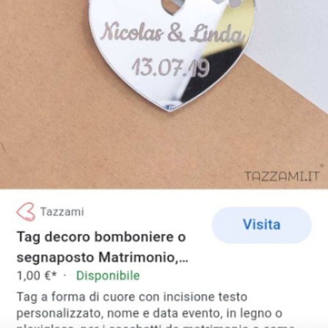 Idee segnaposto help! 2