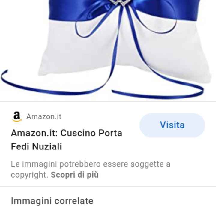 Cuscino portafedi - 1