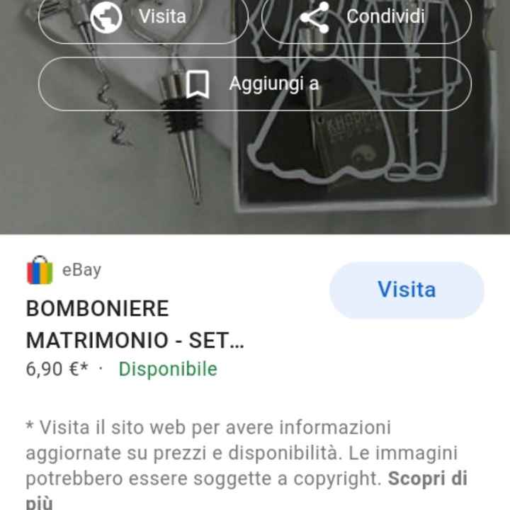 Bomboniera vino - 1