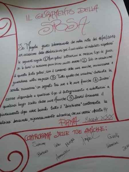 Il giuramento della sposa