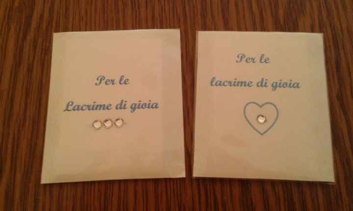 Lacrime di gioia con TAG personalizzato CARTA AVANA