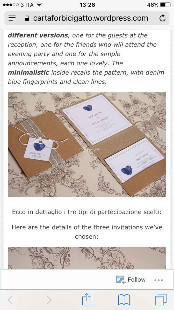  Partecipazioni mi fate vedere le vostre - 1