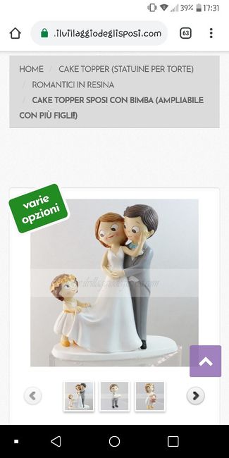 Cake topper - 1