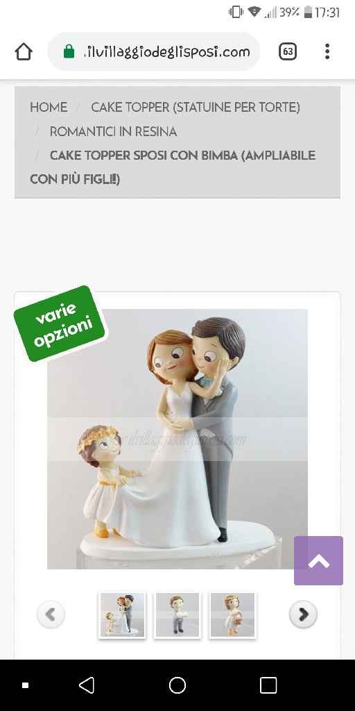 Cake topper - 1
