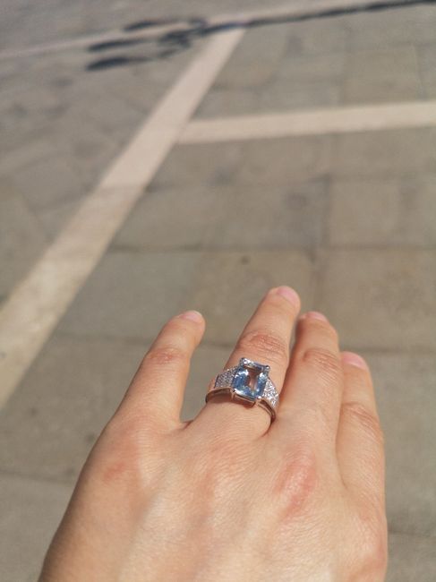 Come abbinare l'anello della proposta 2