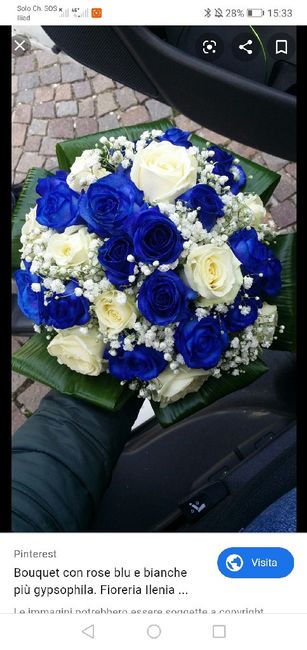 Bouquet rose blu 2