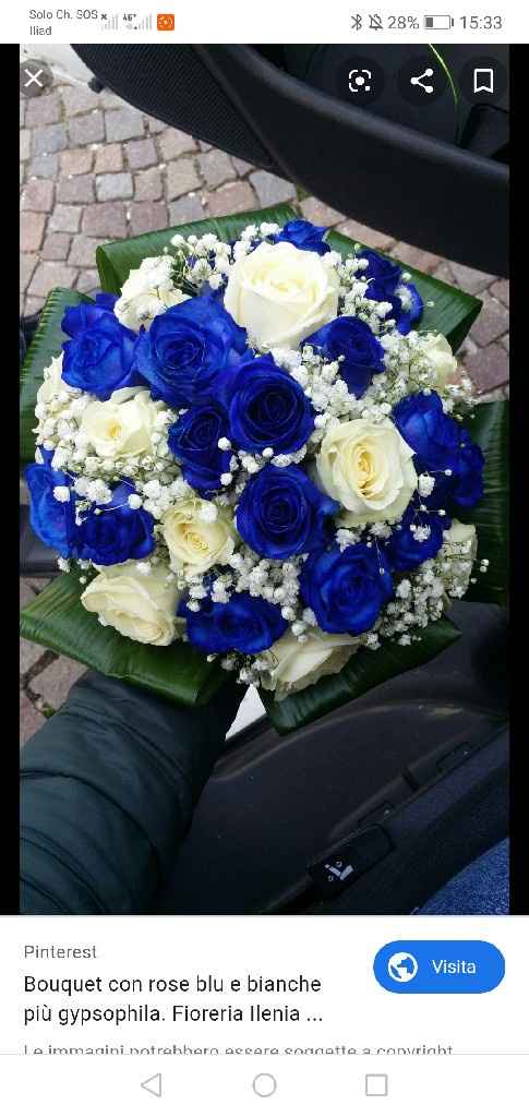 Bouquet rose blu - 2