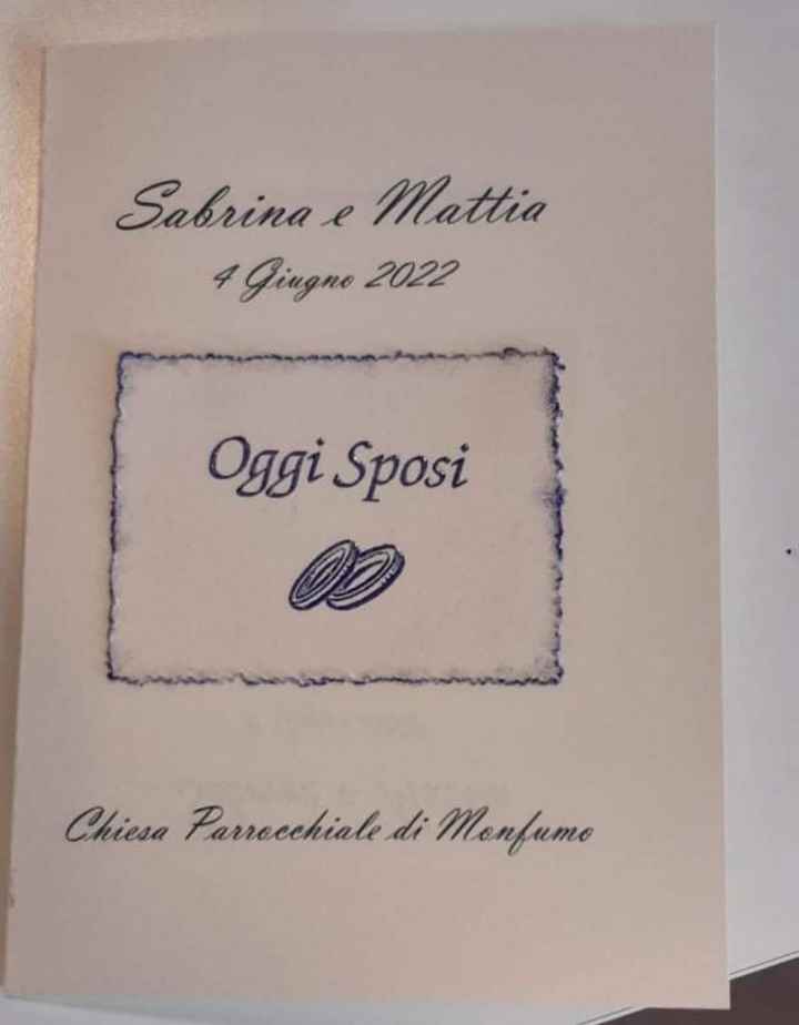 Libretto messa - 1
