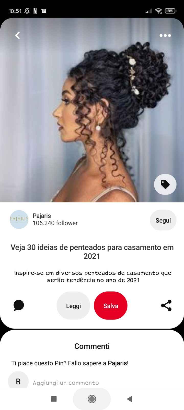 sos acconciatura sposa per capelli ricci - 1