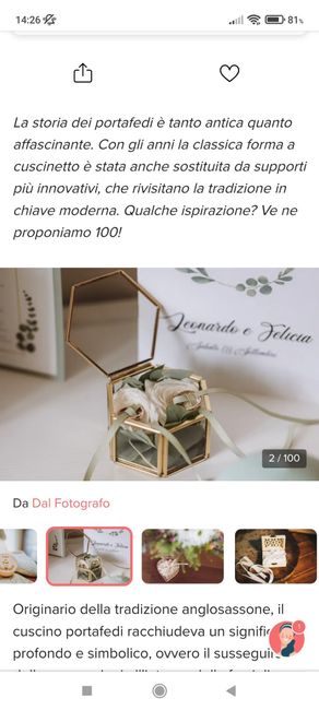 Cuscino porta fedi 18