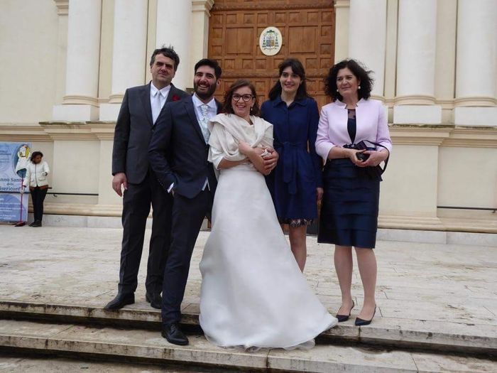 foto con famiglia di lui