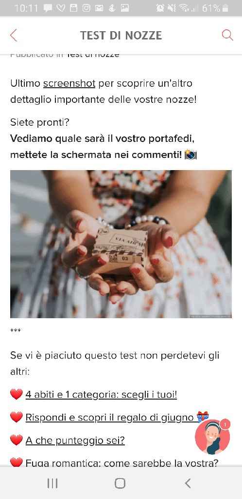 Fai lo screenshot e scopri il tuo portafedi - 1