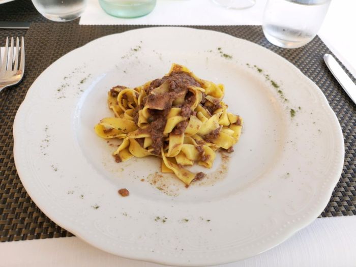 Pappardelle al ragù di cervo