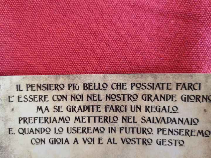 Frase da scrivere per iban - 1