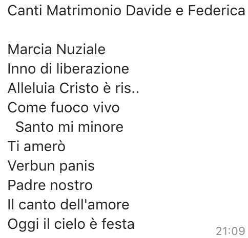 Canti per la chiesa