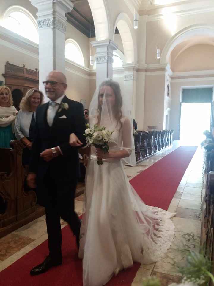 Entrata con papà, una dei momenti più emozionanti