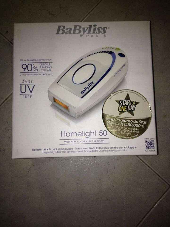 Epilatore a luce pulsata babilyss - 1