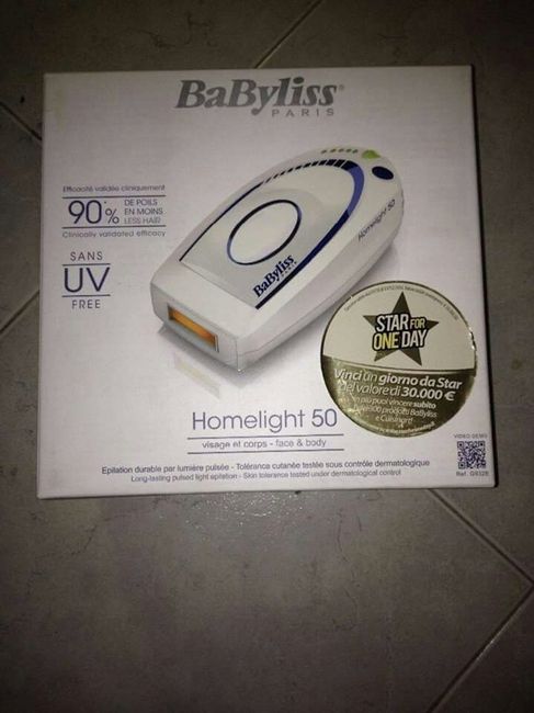 Epilatore luce pulsata babyliss - 1