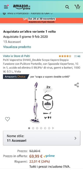 Consiglio scopa a vapore - 1