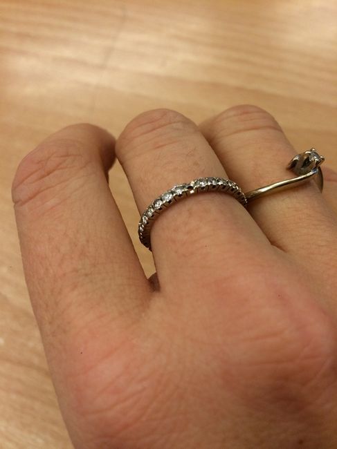 Fedi con diamanti - 1