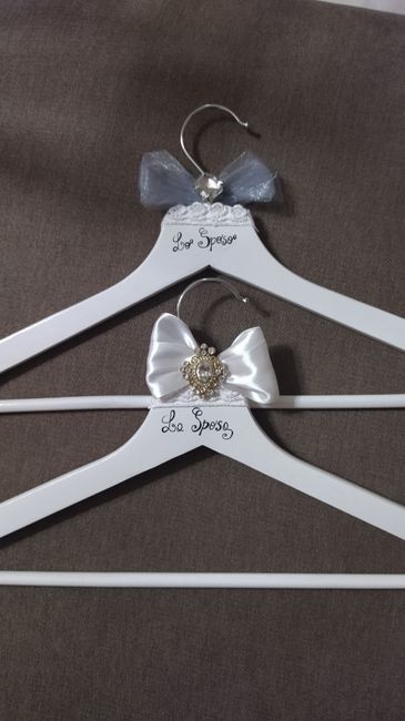 Vi piacciono le mie gruccette appendiabiti?🥰😍✨🤍 2