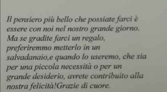 Problema “buste” e imbarazzo generale - 2