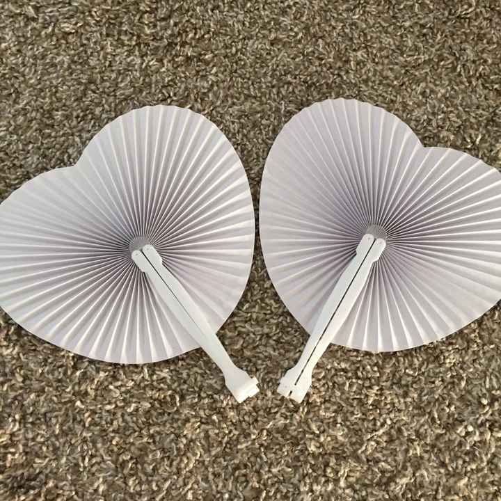 Ventagli a forma di cuore carinissimi!! - 1