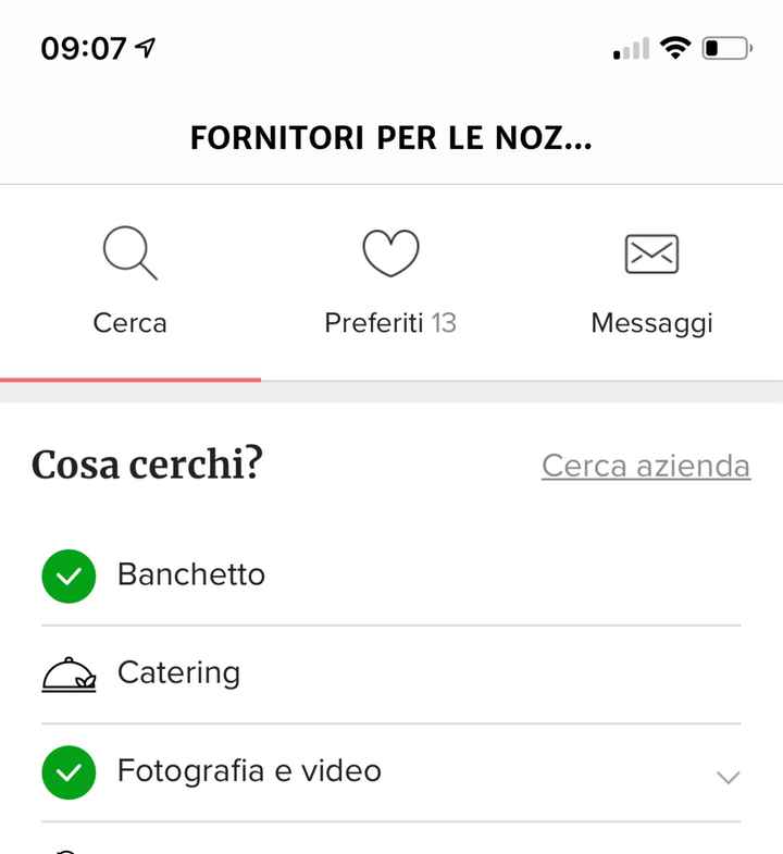 Condividi lo screenshot dei tuoi fornitori - 1