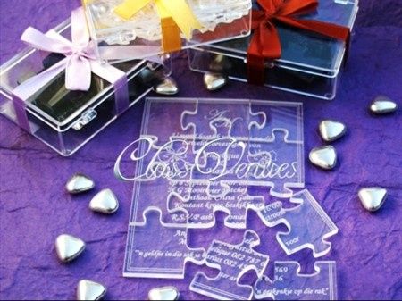 partecipazione stile puzzle