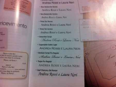 Caratteri partecipazioni 