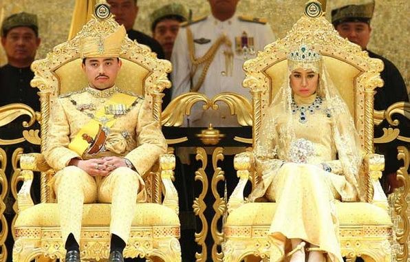 matrimonio figlio sultano del brunei