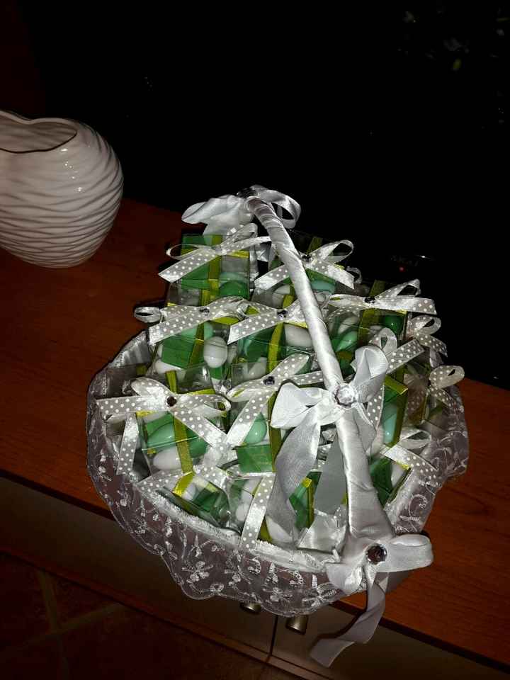 Fazzolettini e porta confetti per promessa - 2