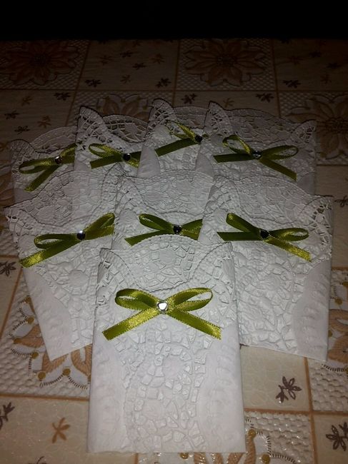 Fazzolettini e porta confetti per promessa - 3