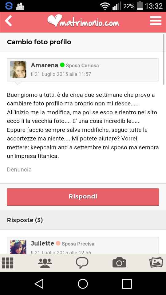 Cambio foto profilo - 1