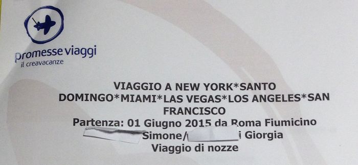 Lista viaggio prenotata!!!