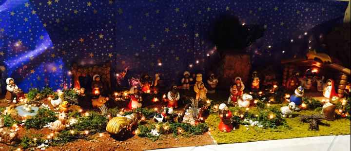 ecco il nostro presepiuccio.... 