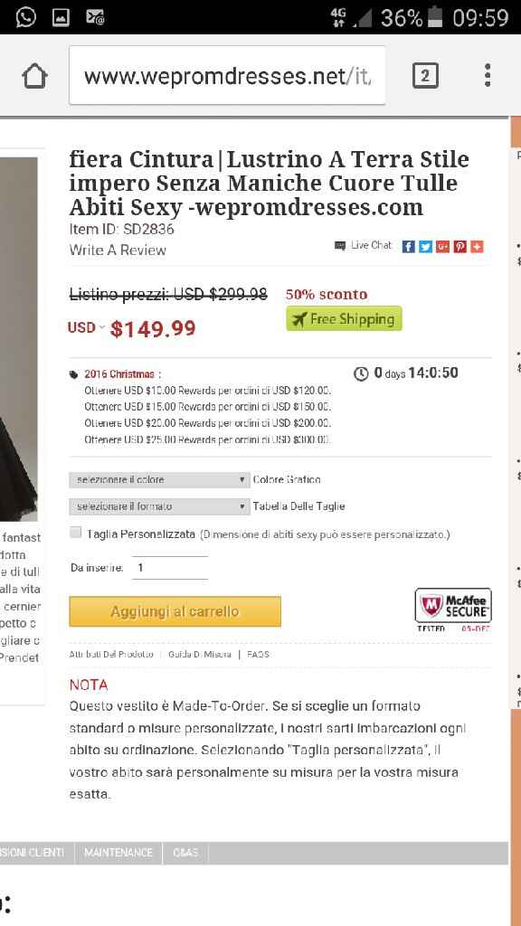 Aiuto info vestito - 2