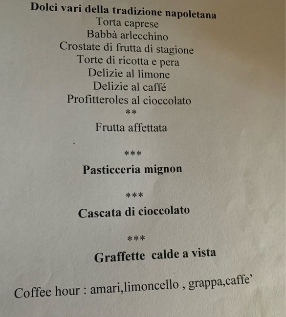 Che menu avete scelto ? 🤗 2