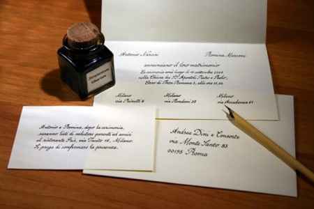Cosa scrivere sulle buste delle partecipazioni