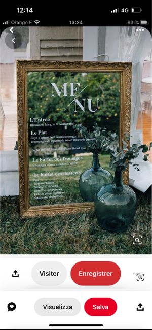 Tableau de mariage 2