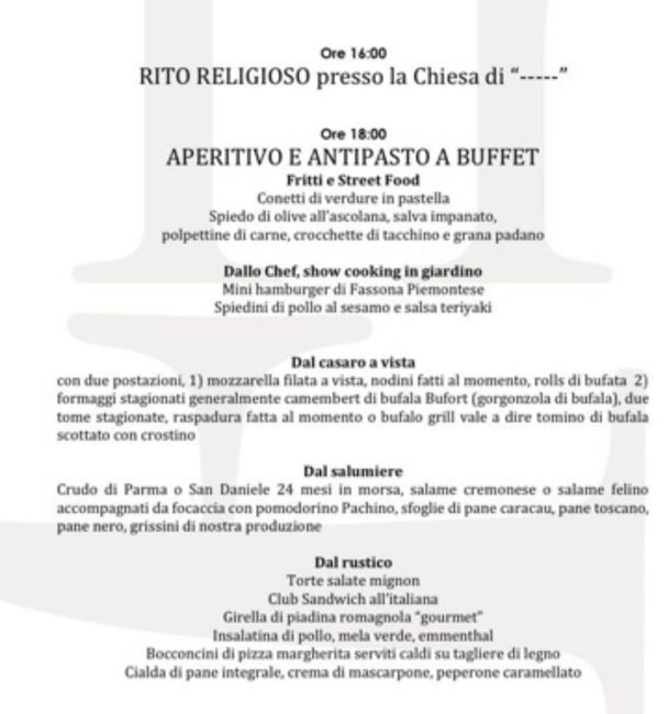 Menu cena 1
