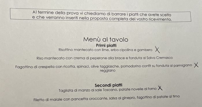 Menu cena 3