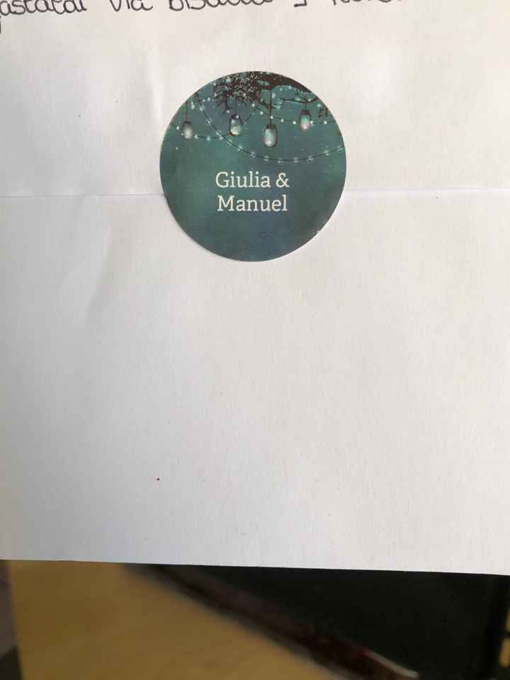 Adesivi chiudi busta personalizzati - 1