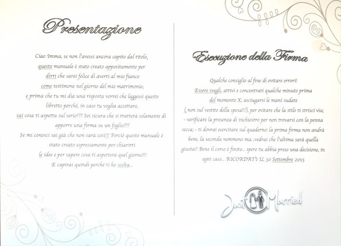 Manuale perfetta testimone