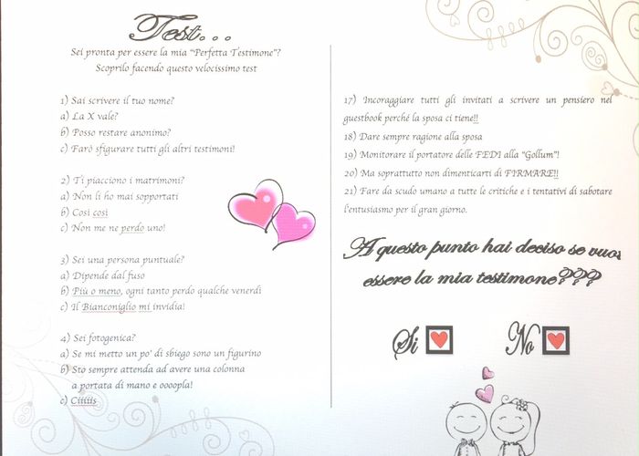 Manuale perfetta testimone