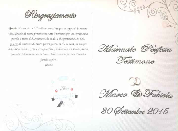 Manuale perfetta testimone